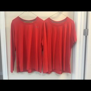 Nike Dri Fit Long Sleeve and Short Sleeve